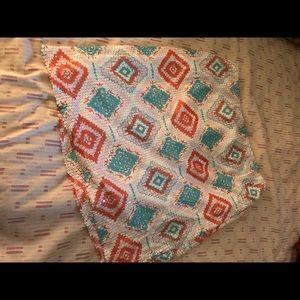 Francesca’s Aztec Sequin Skirt